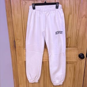 J. Gault Women's Cream Joggers